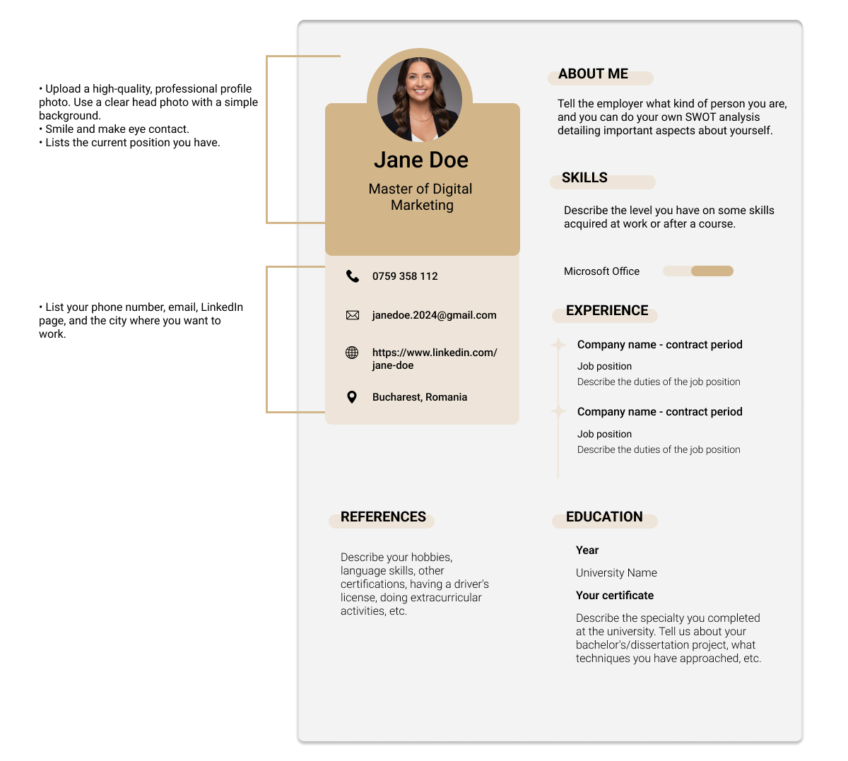 Traditional CV